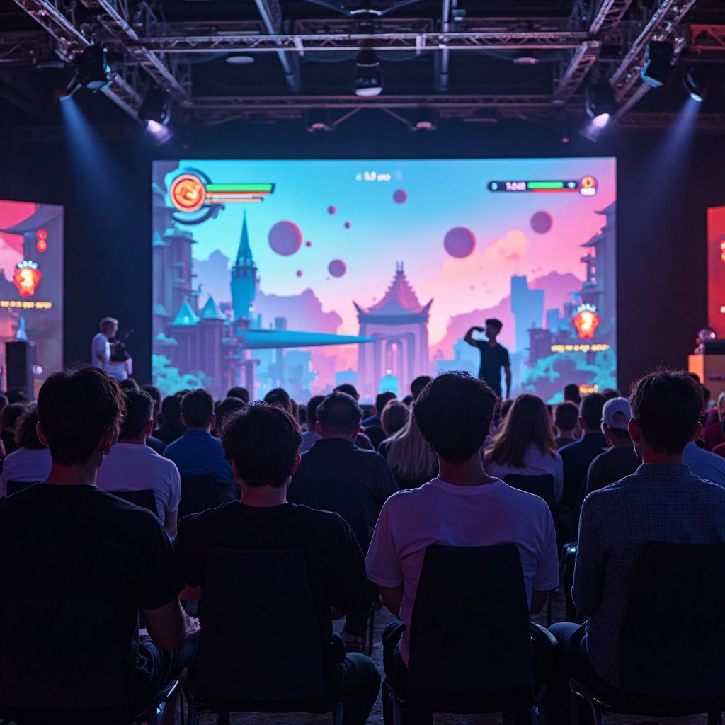 Developers showcasing their games